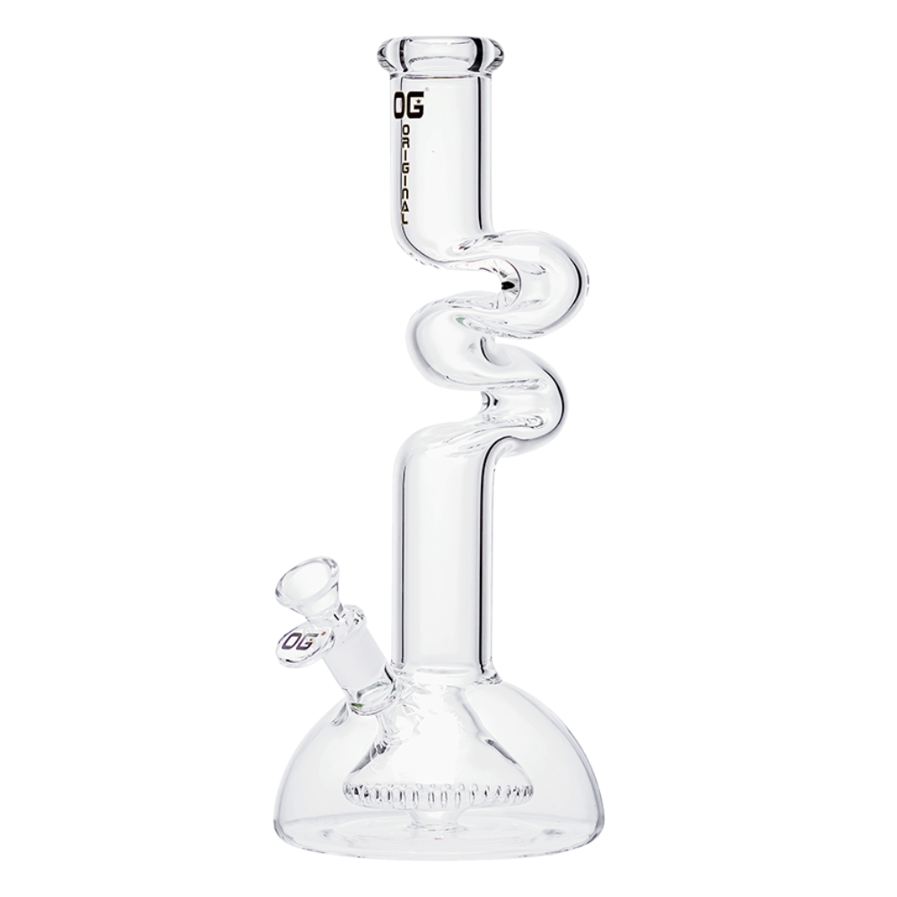 12" 5mm OG Original Twisted Dome Percolator Bong