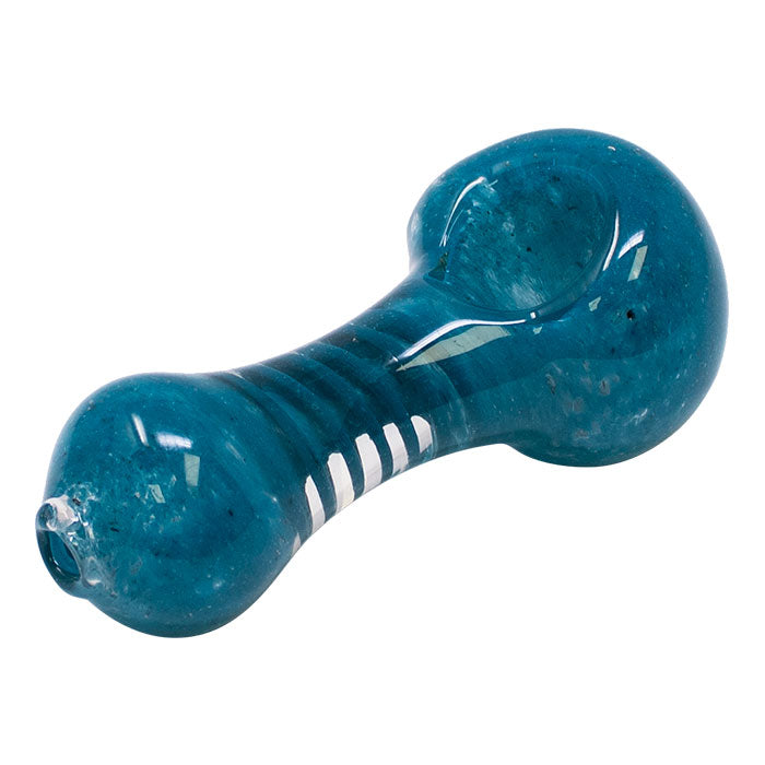 Inside Out Comb Teeth Design Colored Glass Pipe 3 Inches