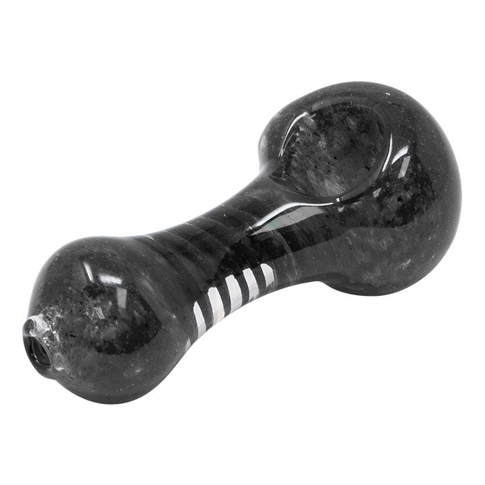 Inside Out Comb Teeth Design Colored Glass Pipe 3 Inches