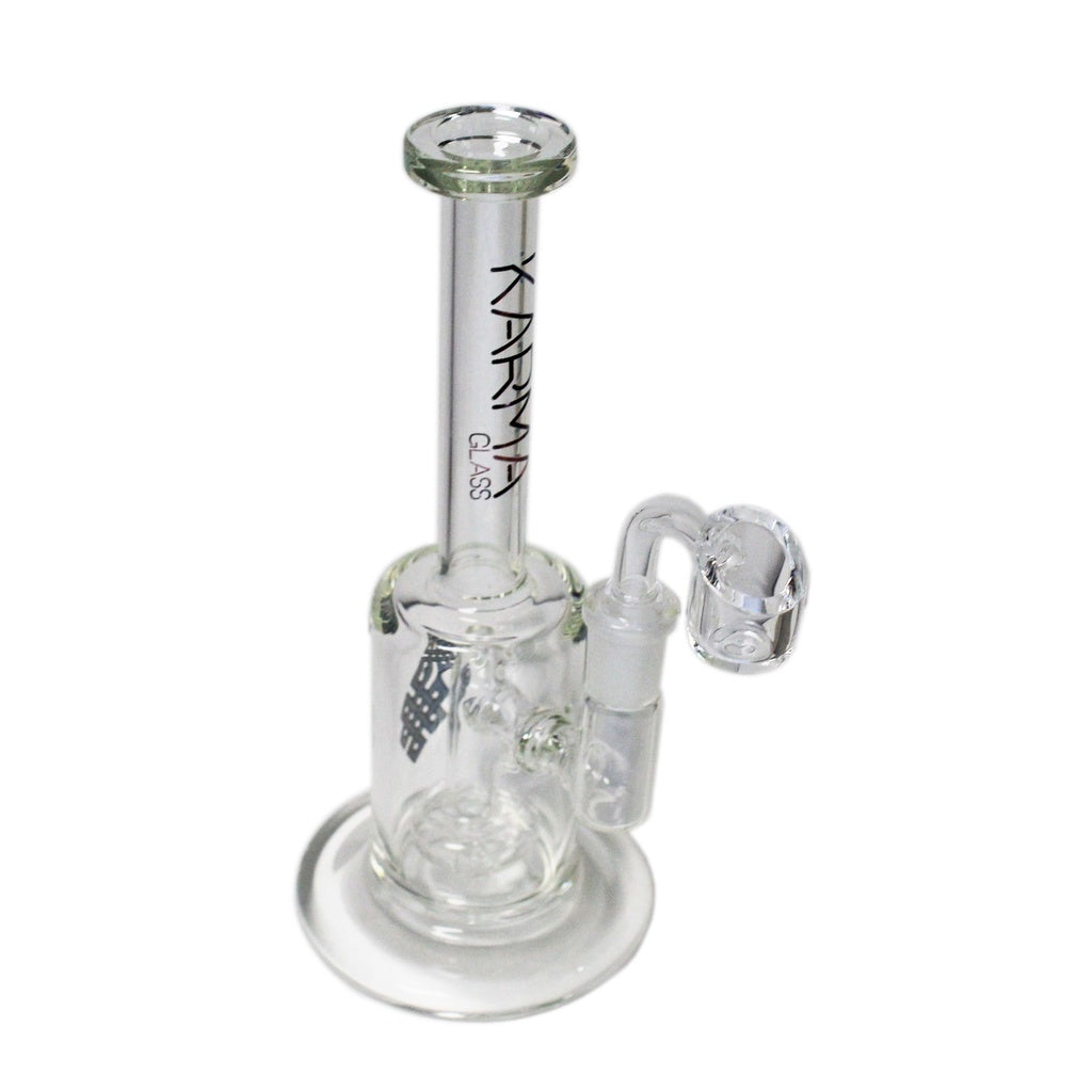 7" Circ Glass Rig W/ Banger