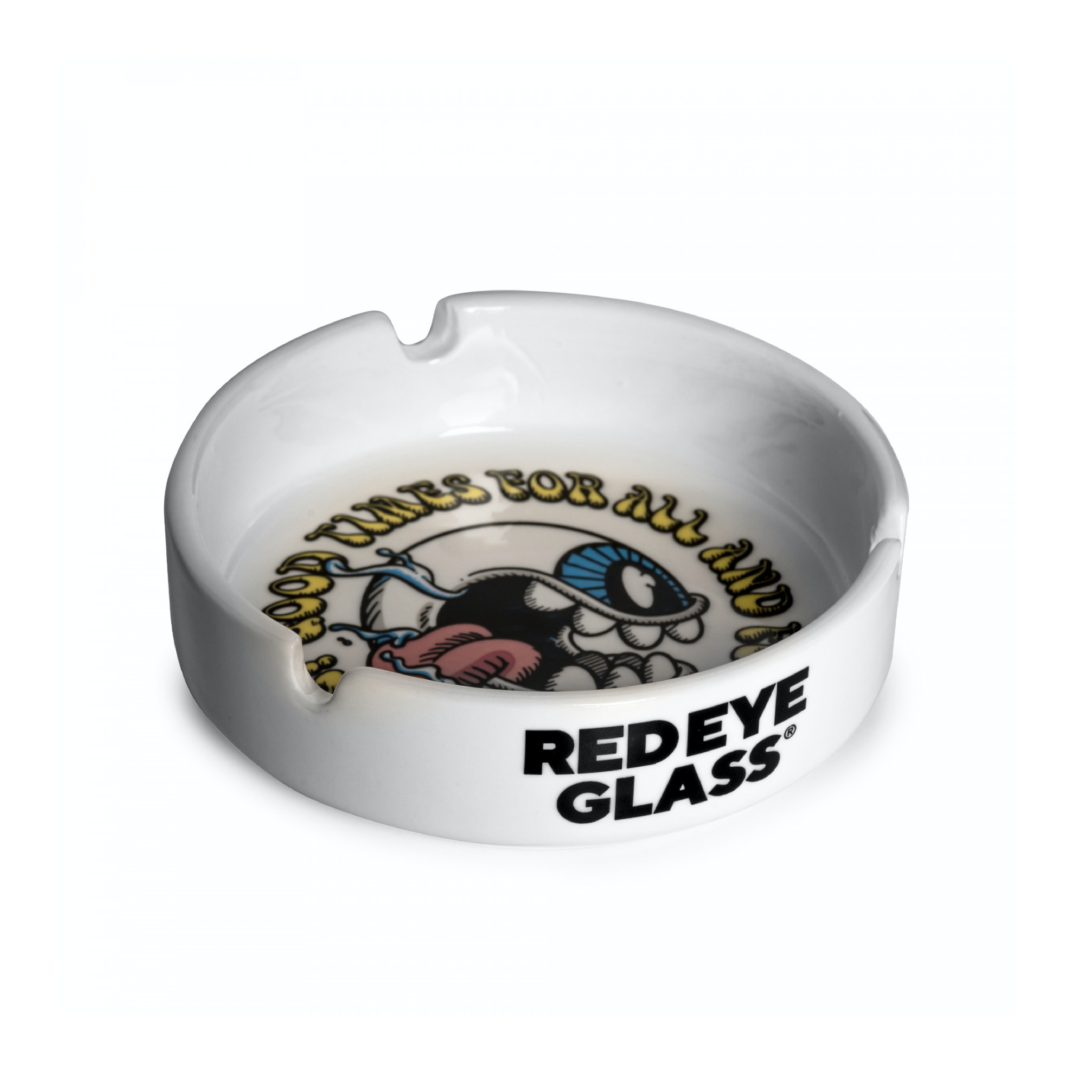 Red Eye Glass® 'Good Times' Ceramic Ashtray