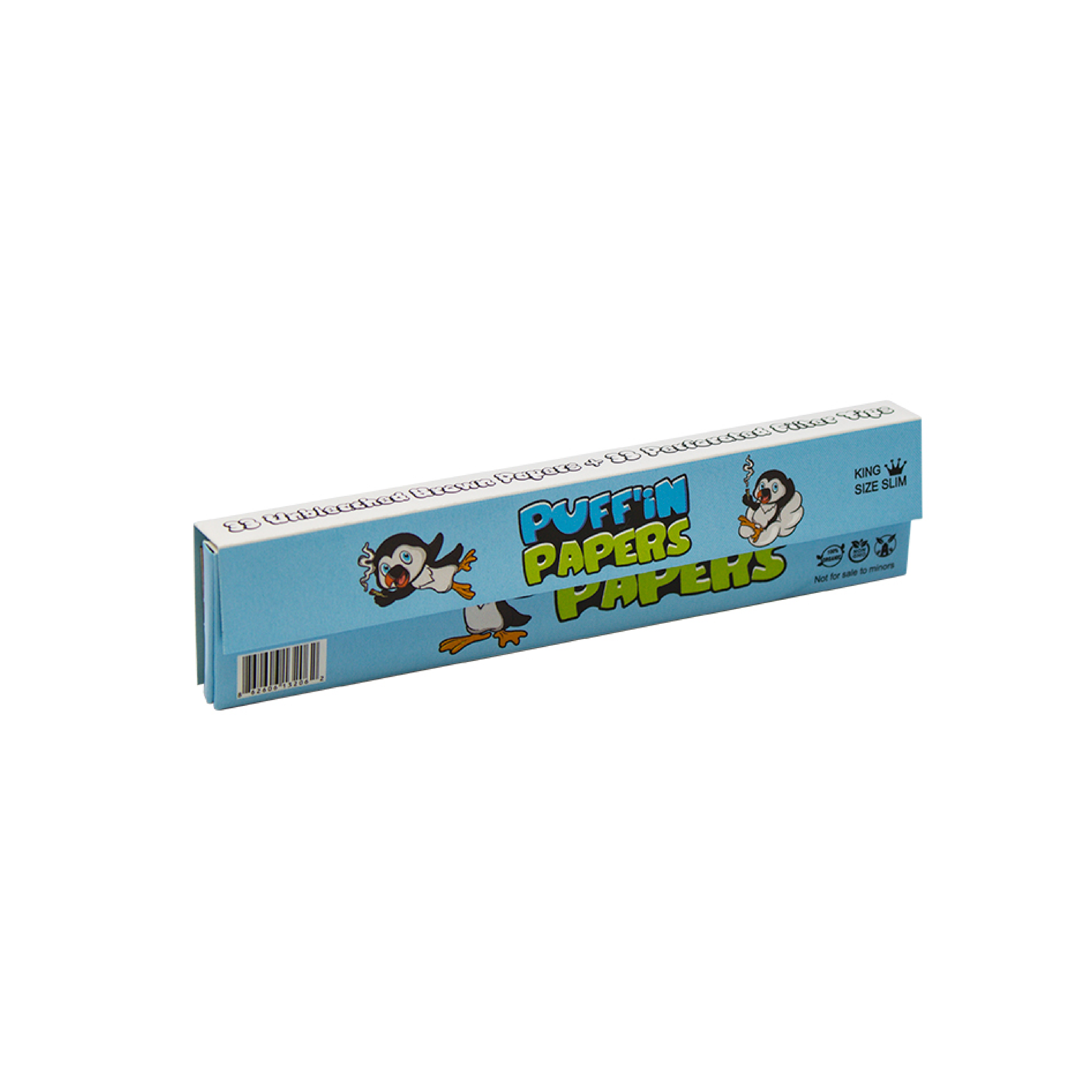 Unbleached King Size Slim Rolling Paper and Tips
